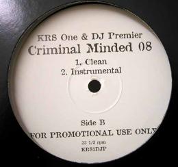 KRS ONE&DJ PREMIER/CRIMINAL MINDED 08(12inch)