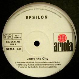 Epsilon/Leave The City, Wake Up (12")