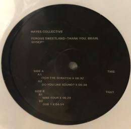 Fergus Sweetland/Thank you, brain (12")