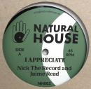 Nick The Record & Jamie Read/I Appreciate (12")